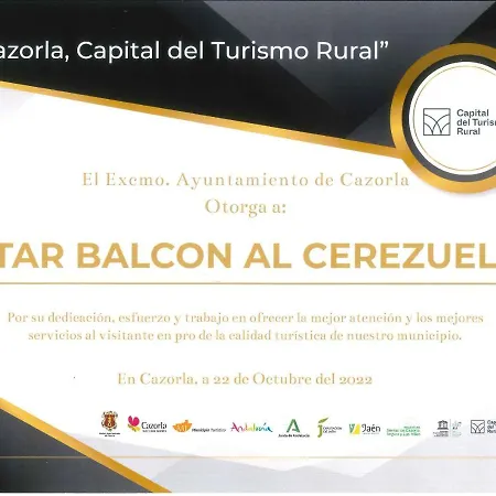 Alojamiento Balcon Al Cerezuelo Cazorla Exterior photo